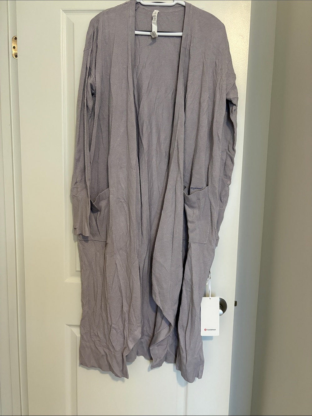 Lululemon Lunar Lengths Wrap Sweater - Light Lavender